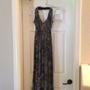 Express snakeskin summer dress